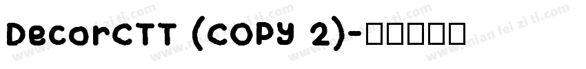 DecorCTT (COPY 2)字体转换